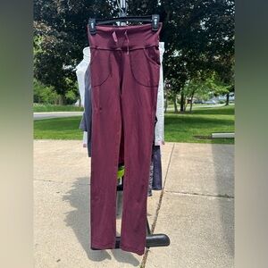 Lululemon Skinny Will Pant Bordeaux Drama Size 4